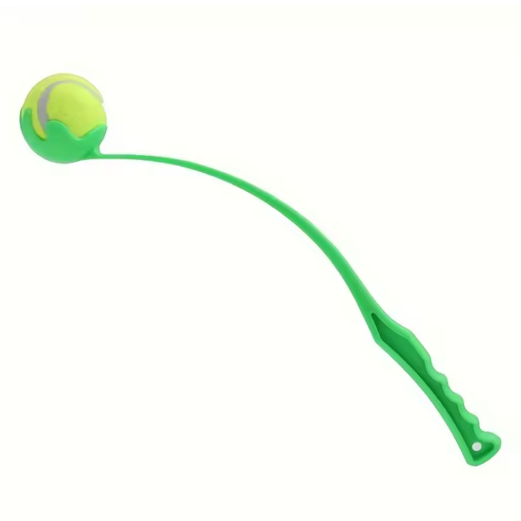 Hunde Ball mit Wurfstab