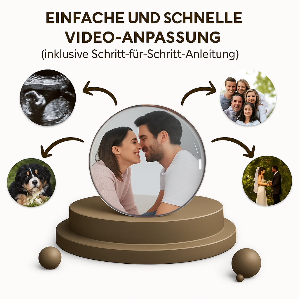 WeihnachtsPfoten – Deine Fotos & Videos in deiner Weihnachtskugel